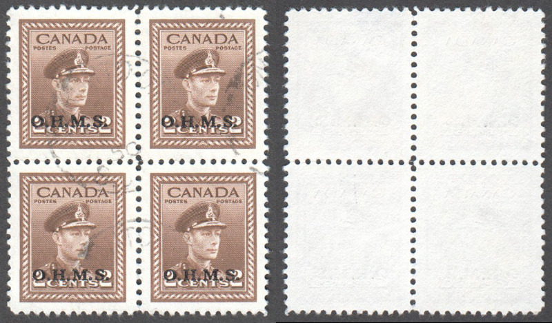 Canada Scott O2 Used VF Block (P) - Click Image to Close